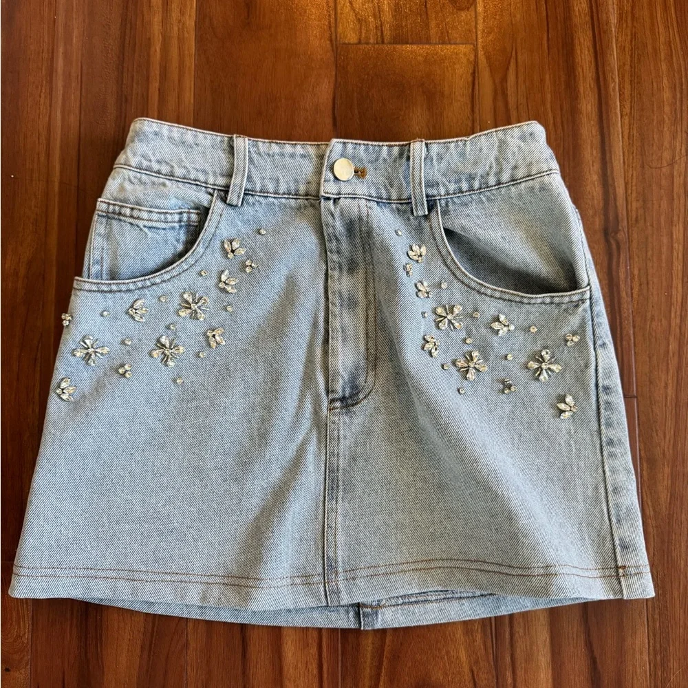 Vici Light Blue Denim Set - Picture 5 of 5